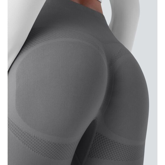 HALARA High-Waisted Gray Leggings - Picture 4 of 10